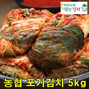 해남 화원농협 포기김치 5kg 이맑은 김치, 서울경기도맛, 1개