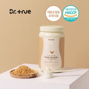 닥터트루 맛있는 단백질 쉐이크 다이어트 식사대용 초유 산양유 프로틴 곡물맛 750g, 1개