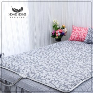 플라워 온수 전기 장판 탄소 카본 매트커버, 키엘_그레이