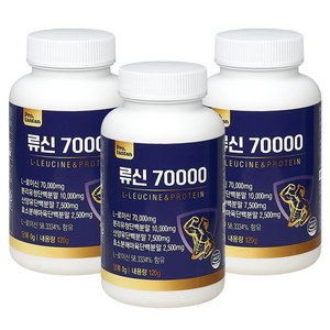 프로탄탄 류신 단백질 루신 뉴신 70000mg 일일권장섭취량 섭취제품, 120g, 3개