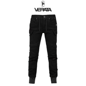 VERATA 베라타 조거바지 O STREET 41 라이딩진 [무릎 골반 보호대 포함], 블랙, 28