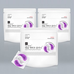 가성비가브랜드다 캡슐 세탁조 클리너 플로랄향 드럼겸용 12개, 3개, 132g