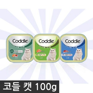 코들 캣 캔 100g*24개/고양이/애묘/습식/간식/사료/, 2)참치*100g*24개, 100g, 24개