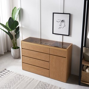 [고래가구] [행사] 몽스 아일랜드 600/800/1200 서랍장 4colors, 1200-올그레이