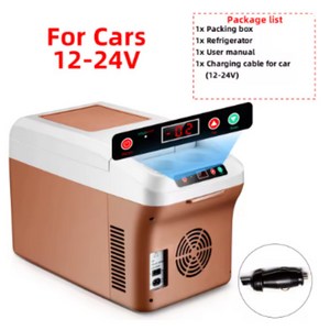 LED 및 미니 가정 디스플레이 냉각 자동차 슈퍼 캠핑 대용량 사용에 가전 제품 15L 휴대용 냉장고 YANNICE, For Car 12-24V, For Car 12-24V