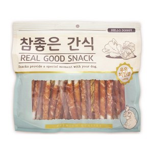 헬로도기 참좋은간식 건조간식, 우유치킨껌, 600g, 2개