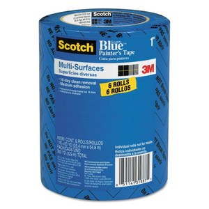 3M 1 Blue 209024EVP.94 in. x 60 yd. 스카치페인터스 테이프밸류팩6팩, 6 Pack (Pack of 1), 6개