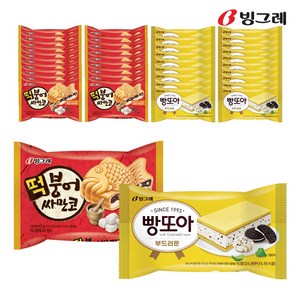 빙그레 붕어싸만코 떡 20개+빵또아 소프트 20개, 1개, 180ml