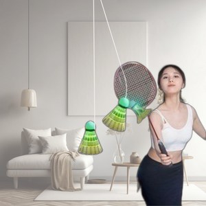 온바이온 실내 혼자 배드민턴 리턴콕, 1개, 3개입, 혼합색상