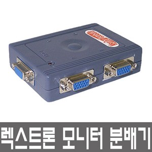 REXTRON Rexton GL-41M 모니터 분배기 스플리터 공유기 1대4, 1개