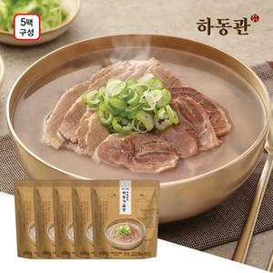 [하동관] 맑고진한 하동가곰탕 600gx5팩, 5개, 600g