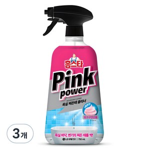 홈스타 핑크파워 욕실 찌든때 클리너, 750ml, 3개