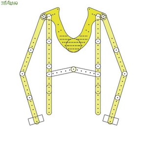 투명 모델 누끼 옷걸이 프레임 쇼핑몰 의류 촬영용 상의 옷걸이 + H 허리... 공식 표준, 옷걸이 + H 허리 지지대규격, 1개, 옷걸이 + H 허리 지지대규격