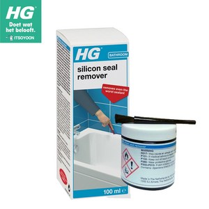 HG세제 실리콘씰제거제 100ml silicon seal emove 실리콘실제거제 화장실줄눈제거 화장실 욕실 실리콘제거제 타일줄눈제거제, 1개