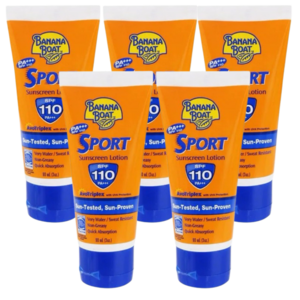 바나나보트 SPF110 Sports 땀 방지품 선스크린 로션, 5개, 90L