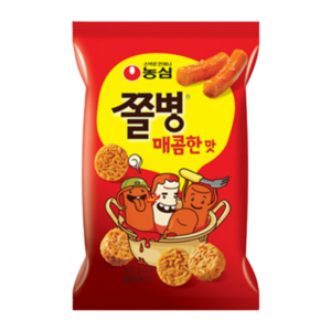 농심 쫄병스낵 매콤한 맛, 82g, 20개