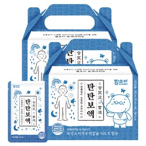 함소아 탄탄보액 딸기맛 14p, 280ml, 2개