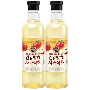 백설 자연발효 사과식초, 500ml, 2개