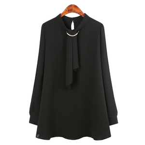 허밍퍼플 여성용 9945-SCARF 목걸이 BL 빅사이즈 간절기 결혼식 정장 스카프 미시 마담 엄마 옷 진주 블라우스 여성의류