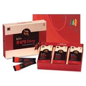 천수인 홍삼정 3ANY 홍삼스틱 30포 선물포장, 1개, 15ml