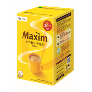 맥심 모카골드 마일드 150T+20T 총170T, 12g, 1개입, 170개