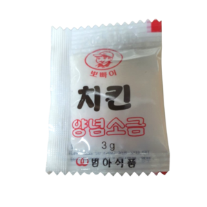 뽀빠이 치킨양념소금3gx200ea 1봉., 1200개, 3g