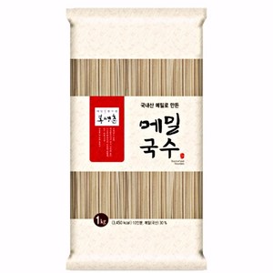 봉평촌 메밀국수 1kg (봉지형) 국내산메밀 국수, 3개