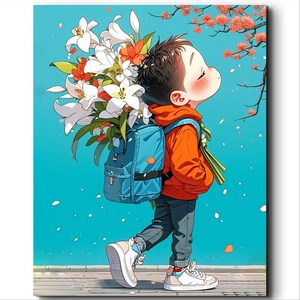 서은이네 캔버스형 보석십자수 DIY 키트, 1개, NE-06 40x50cm