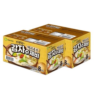 이가자연면 멸치육수 감자 수제비, 186.5g, 16개