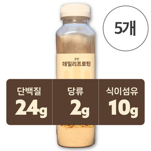 식사대용 단백질 쉐이크 데일리 프로틴, 17곡 미숫가루, 5개, 75g