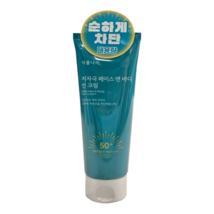 식물나라 산소수페이스앤바디 저자극 선크림 SPF50+ PA++++, 1개, 150ml