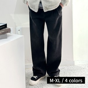 홈인박스 남성 통넓은 더블턱 세미 와이드 데님 청바지 팬츠 빅사이즈