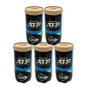 던롭 챔피언십 ATP 시합 테니스공 2p, 옐로우, 5세트