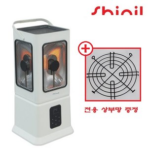 신일 하이라이트 오방난로 전기히터 무취 무소음 에코플러스 순간발열 SEH-5EHLC 화이트색상, 화이트