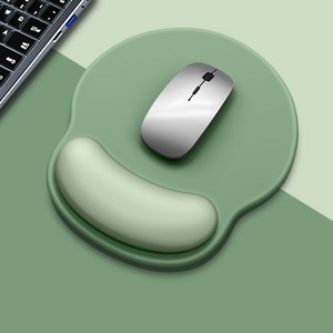 다파나몰 손목 보호 마우스패드 젤 쿠션, 그린, 1개