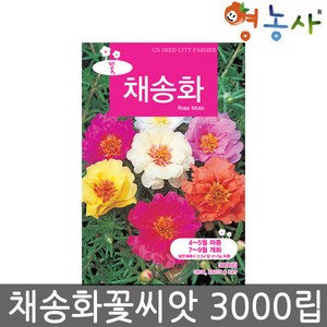 채송화 씨앗 중포장 3000립, 채송화중포장, 1개