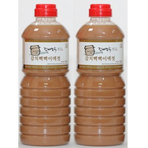 [김명수젓갈]갈치뻑뻑이액젓 900ml 2개(15시 이전 주문건 당일출고), 2개