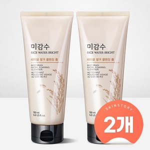 더 페이스샵 미감수 브라이트 쌀겨 클렌징 폼, 150ml, 2개