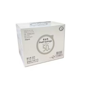신창메디칼 //멸균주사기/ 50cc 21G 개별포장 25개입, 1개