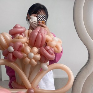 DIY 요술 풍선 피치퍼즈 꽃다발 by파티아일랜드, 1개