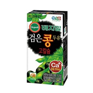 베지밀 검은콩 고칼슘 두유, 190ml, 32개