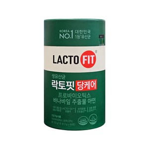 종근당건강 락토핏 생유산균 당케어 (2g x 60포) - BNS, 120g, 1개