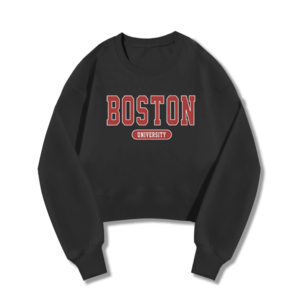 미스티그레이 WD 특양면 크롭 유니보스톤 맨투맨