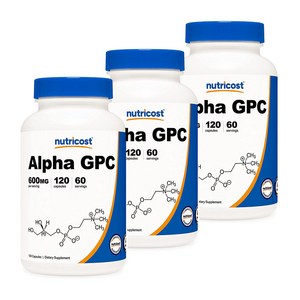 뉴트리코스트 알파 GPC 캡슐 600mg, 120정, 3개