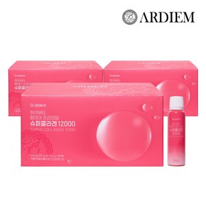 아르디엠 하이뷰티 원데이 프리미엄 슈퍼콜라겐 12000 56.6g 30p, 3박스, 30회분