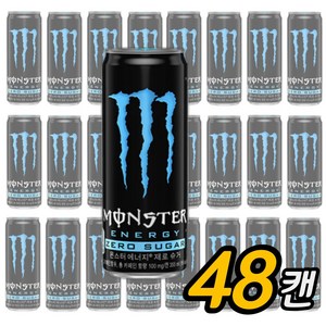 몬스터 에너지 드링크 제로슈거 음료 355ml x 48캔, 48개