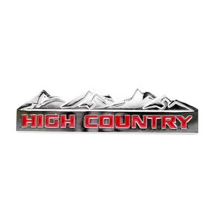 HIGH COUNTRY 엠블럼 / 하이컨트리 엠블렘 스티커 (쉐보레 콜로라도 트래버스), 레드유광