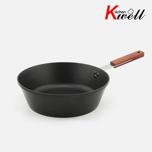 키친웰 블랙엣지 24cm 우드핸들 볶음 궁중팬, 1개