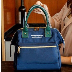 아름 보냉가방 도시락 캠핑 이유식 보냉백, 1개, 곤색