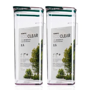 코멕스 에코클리어 국산 냉장고 물병 2.3L x 2개